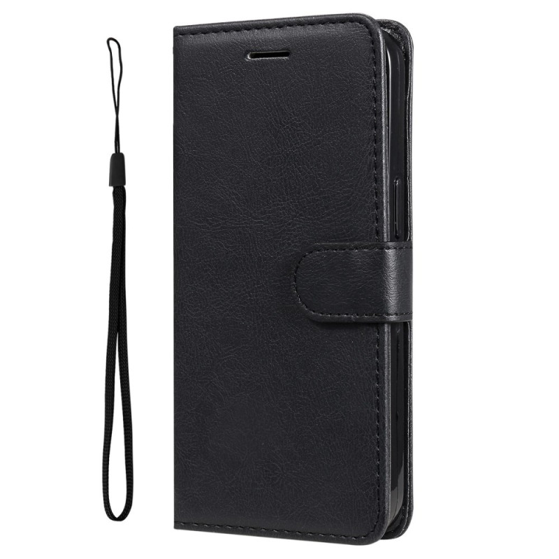 Case Oppo A17 / A17k Plain Faux Leather with Strap