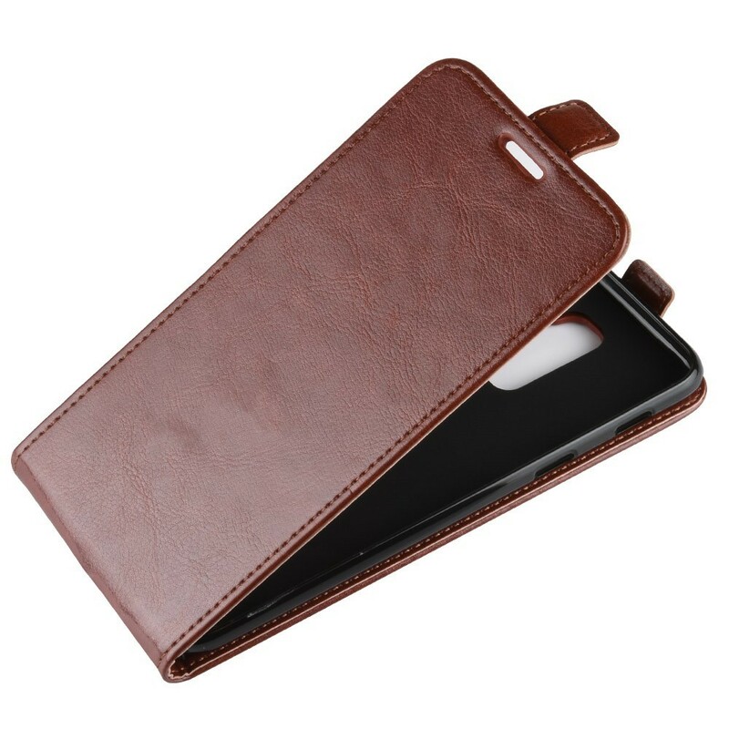 Samsung Galaxy A6 Plus Foldable Leather Effect Case