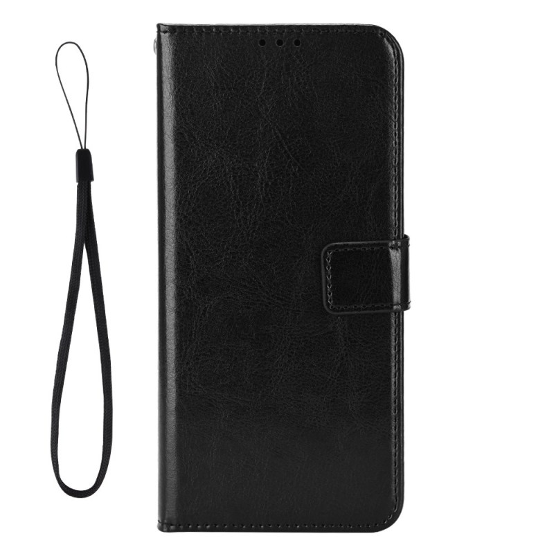 Case Oppo A77 5G / A57 5G Faux Flashy Leather with Strap