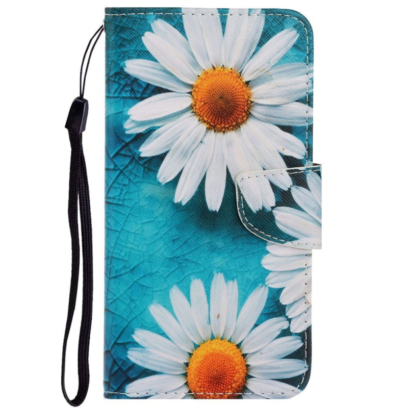 Oppo A96 Chrysanthemum Lanyard Case