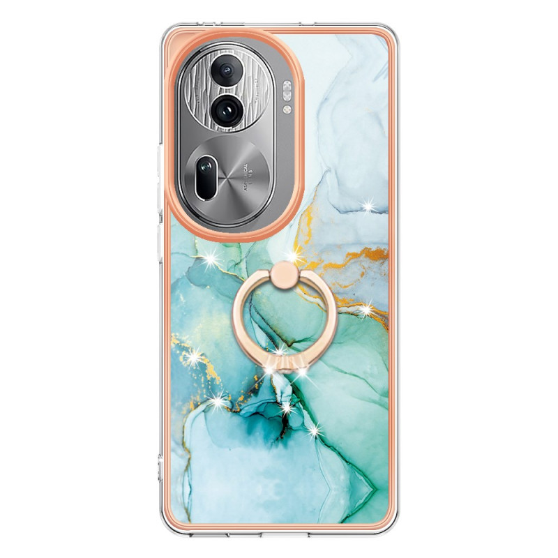 Oppo Reno 11 Pro 5G Case Marble Style Support Ring