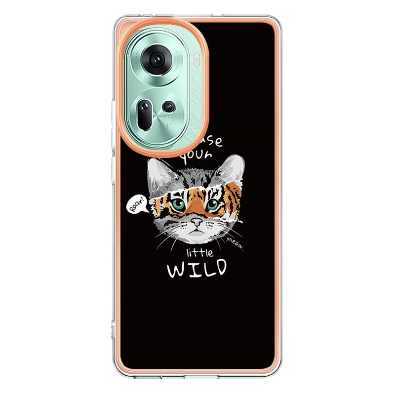 Case Oppo Reno 11 5G Cat and Tiger