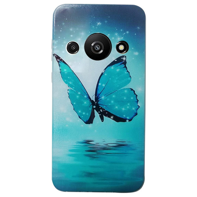 Xiaomi Redmi A3 Blue Butterfly Case