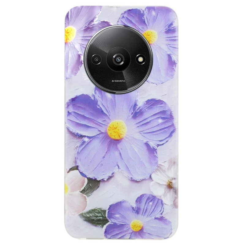 Xiaomi Redmi A3 Purple Flower Case