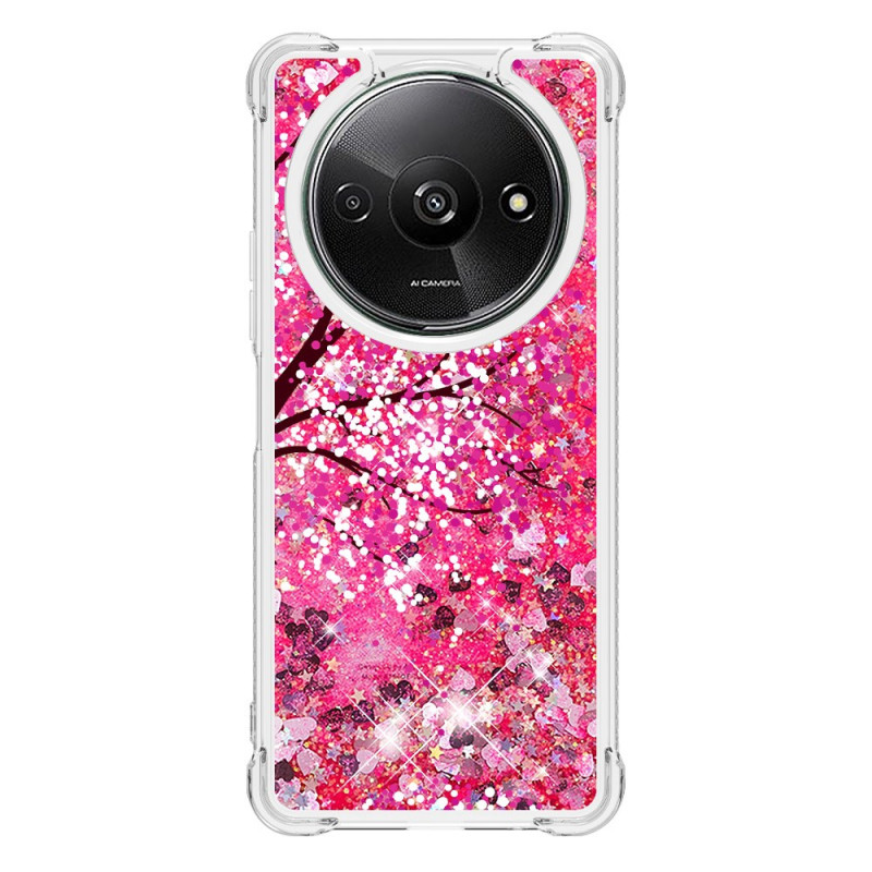 Xiaomi Redmi A3 Glitter Cherry Blossom Case