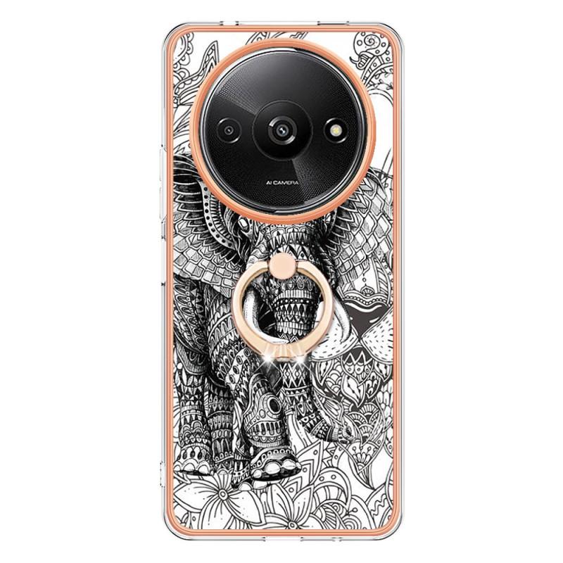 Xiaomi Redmi A3 Case Totem Elephant Support Ring