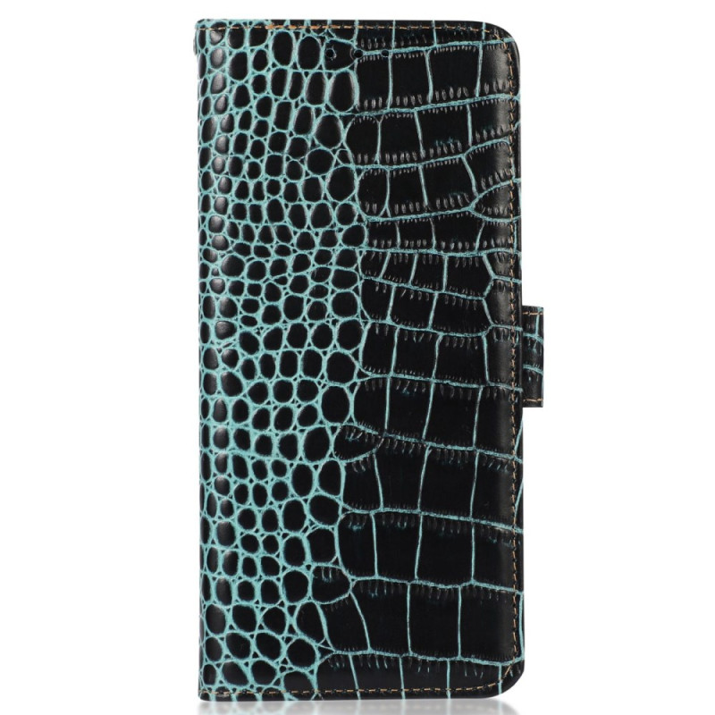 Xiaomi Redmi A3 Crocodile Texture Leather Case