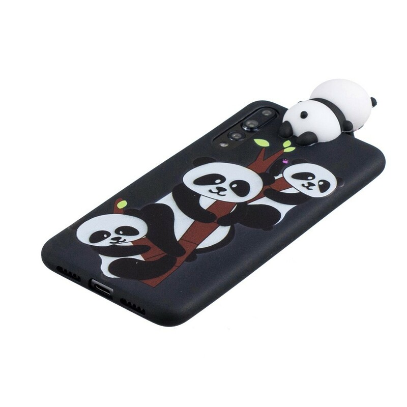 Huawei P20 Pro 3D Case Panda Family