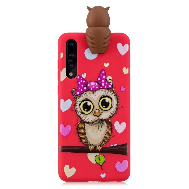 Huawei P20 Pro 3D Case Miss Owl