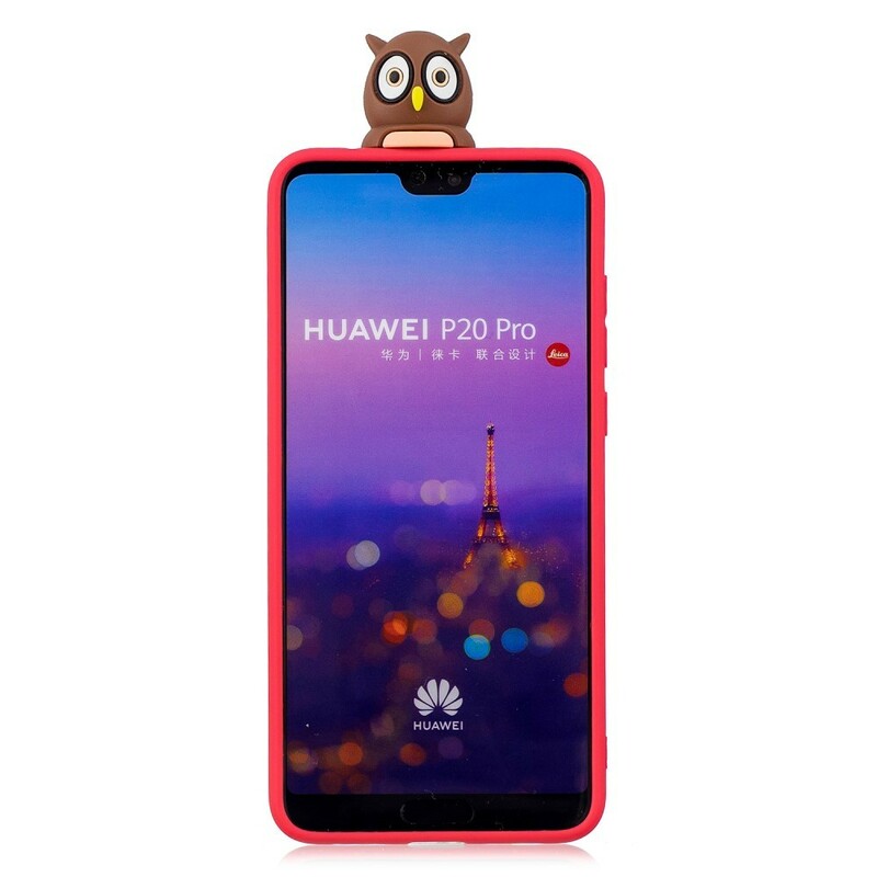 Huawei P20 Pro 3D Case Miss Owl