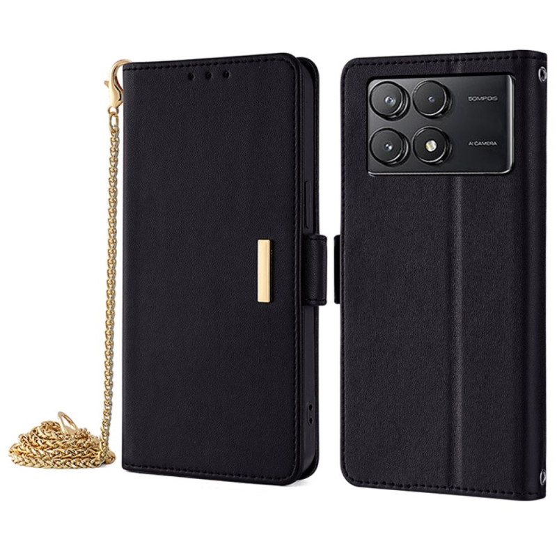 Case Poco F6 Pro RFID Blocking Chain and Holder