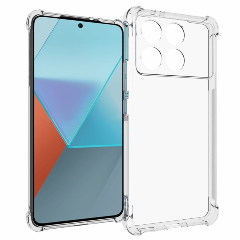 Poco F6 Pro Transparent Case
 Reinforced Corners