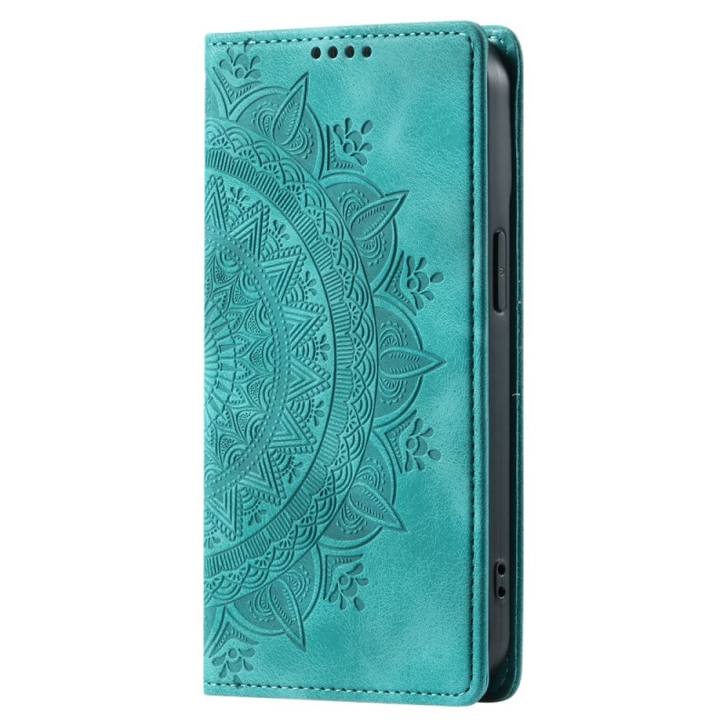 Honor 200 Lite Suede effect case Mandala pattern