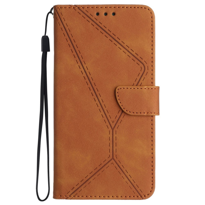 Oppo A60 Dotted and Line Strap Case