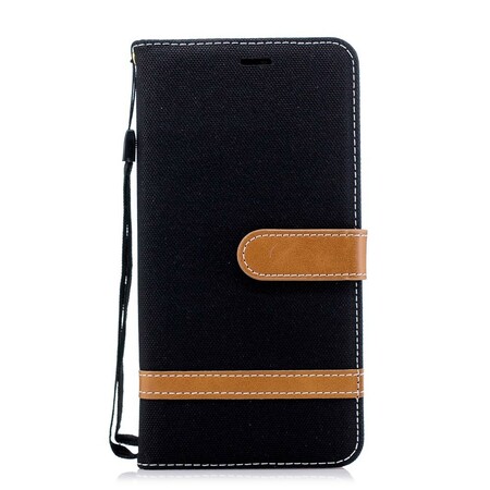 Huawei P20 Pro Fabric and Leather Effect Case with Strap