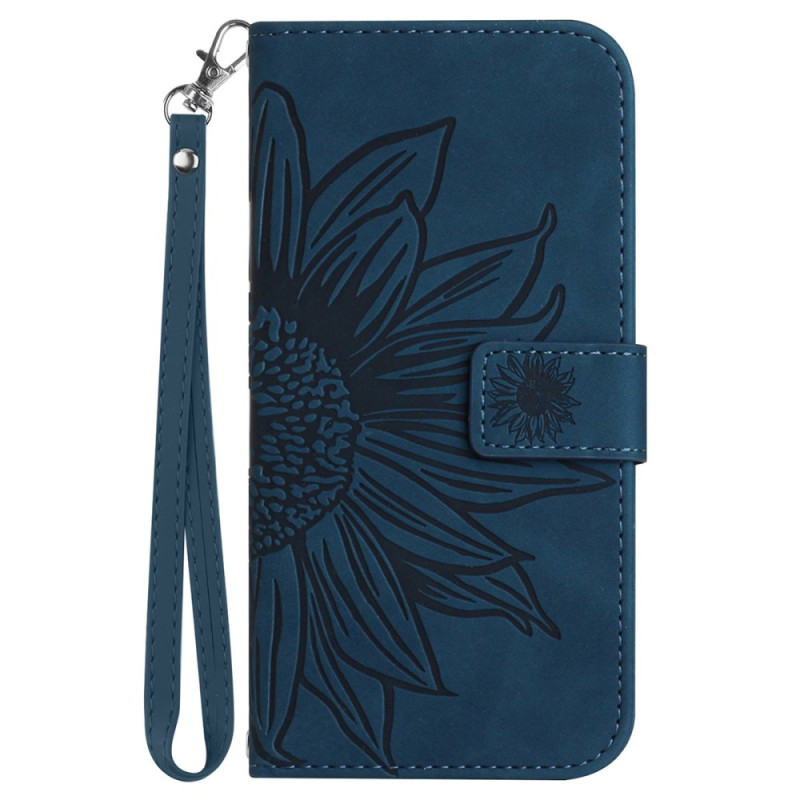 Oppo A60 Sunflower Print Lanyard Case