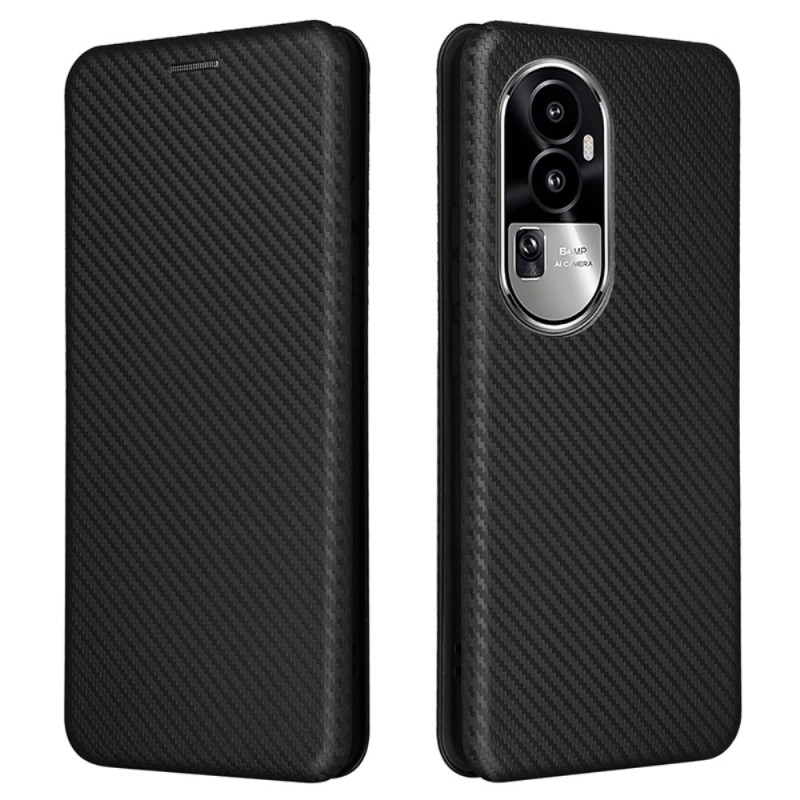 Flip Cover Oppo Reno 10 Pro Plus Carbon Fibre