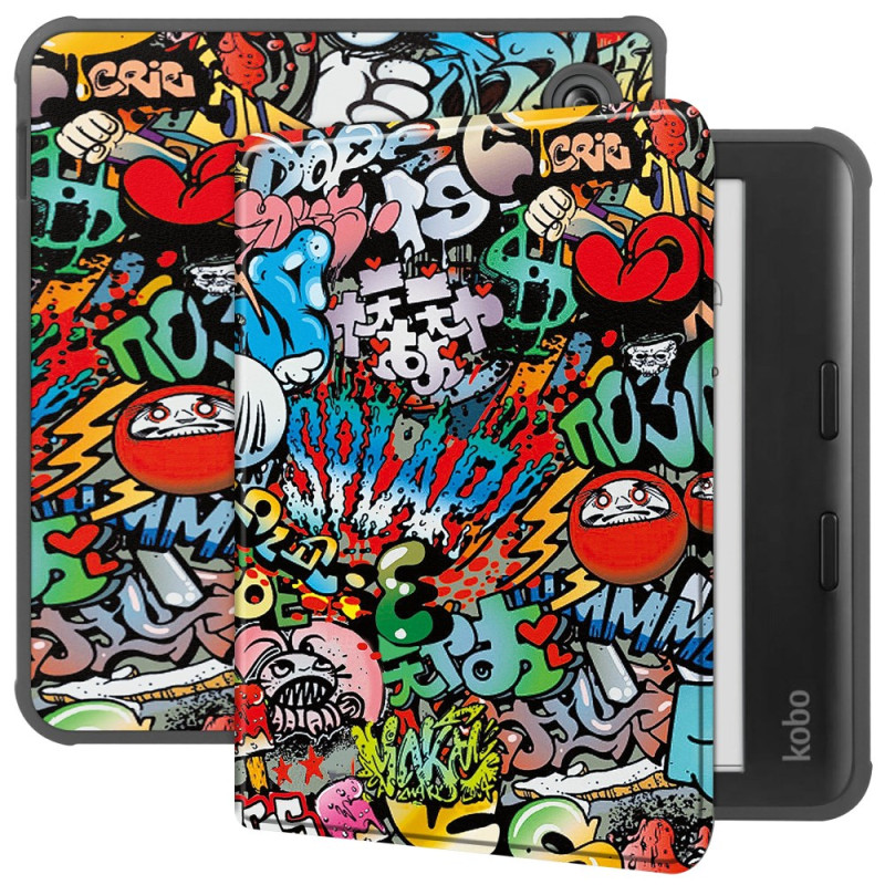 Kobo Libra Colour Graffiti case