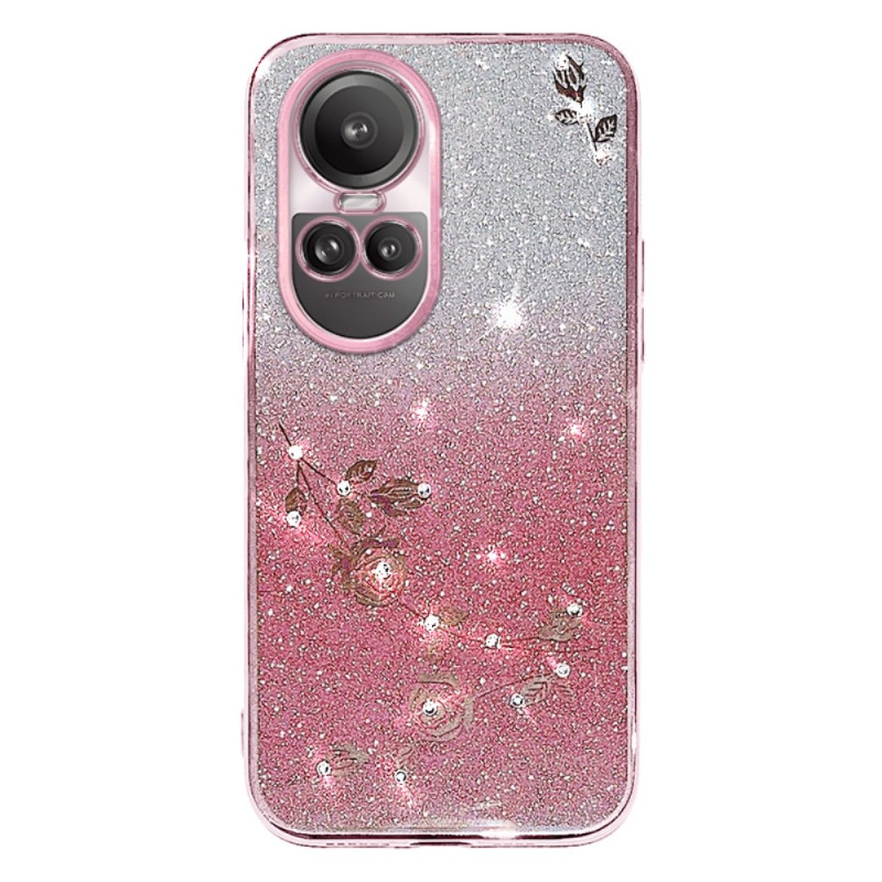 Oppo Reno 10 / 10 Pro Flower and Strass Case