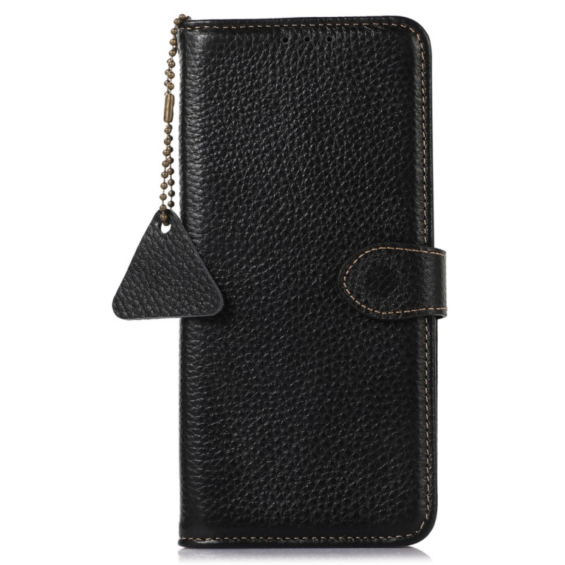 Poco F6 Pro Leather Case Lychee
 RFID Lock