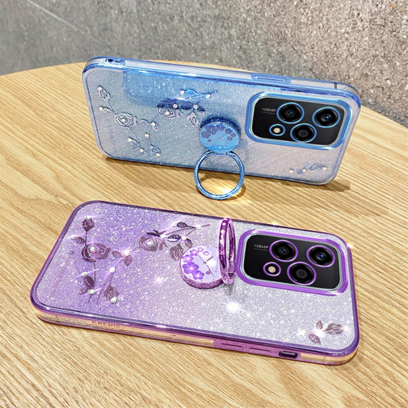 Honor 200 Lite Case Wallet Shockproof Bumper With Ring Holder Card
