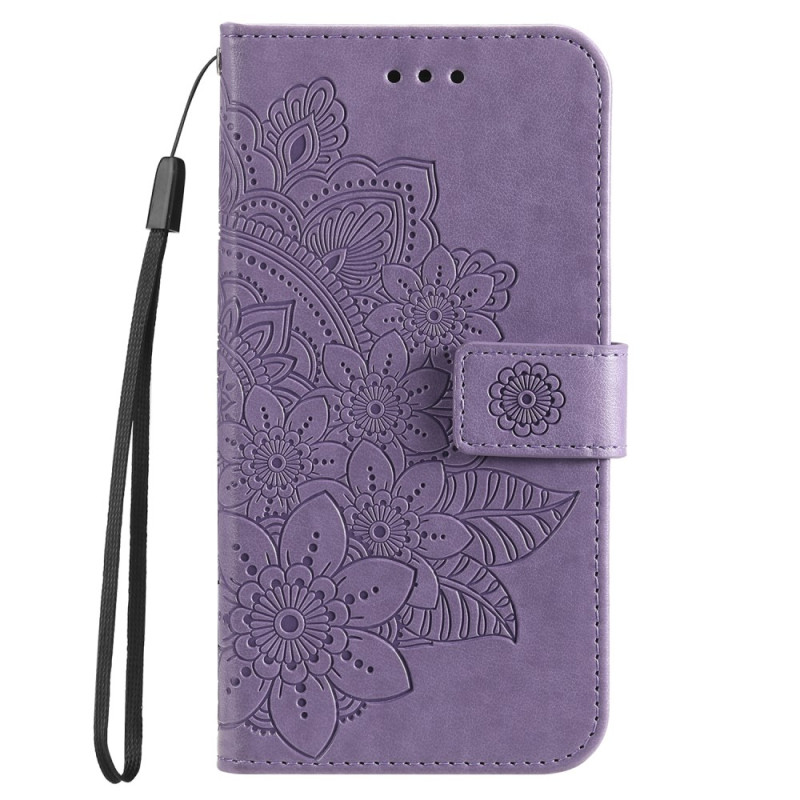 Honor X7a Floral Lanyard Case