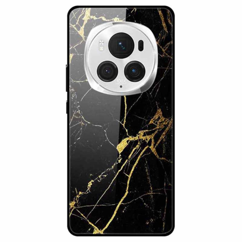 Honor Magic 6 Pro Toughened Glass Marbled Pattern Case