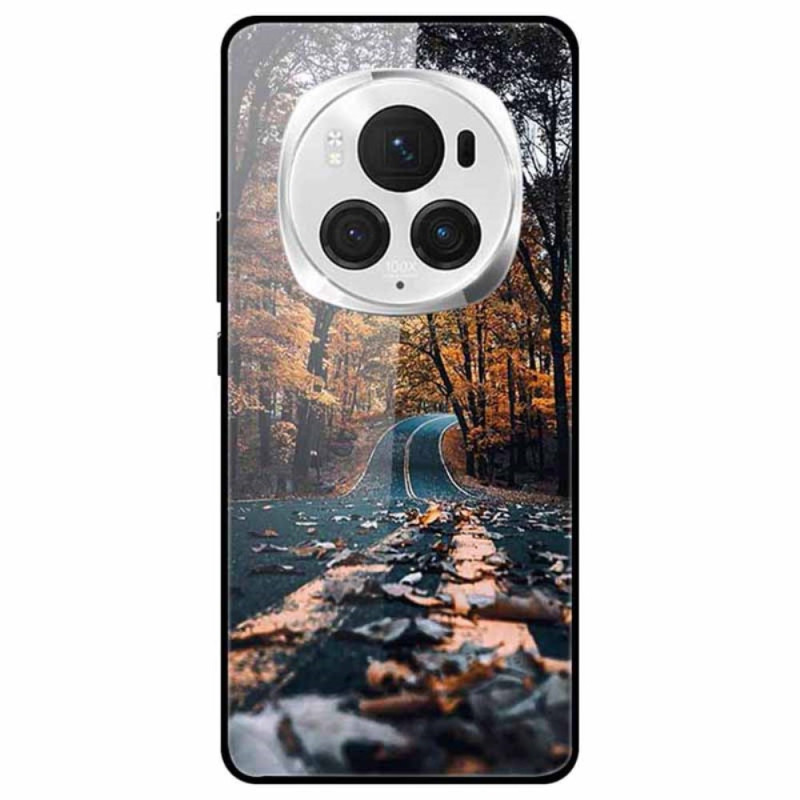 Honor Magic 6 Pro Case Tempered Glass Forest Path