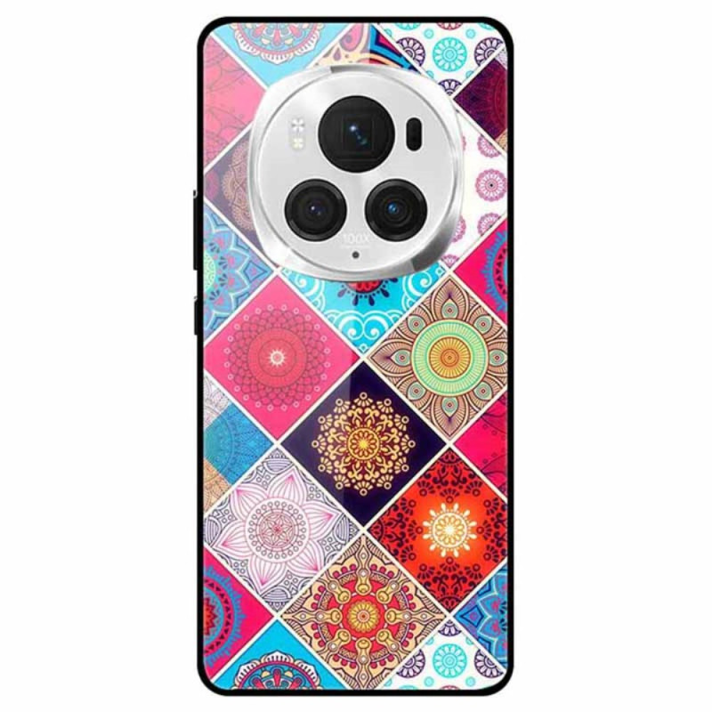 Honor Magic 6 Pro Toughened Glass Cover Coloured Flowers