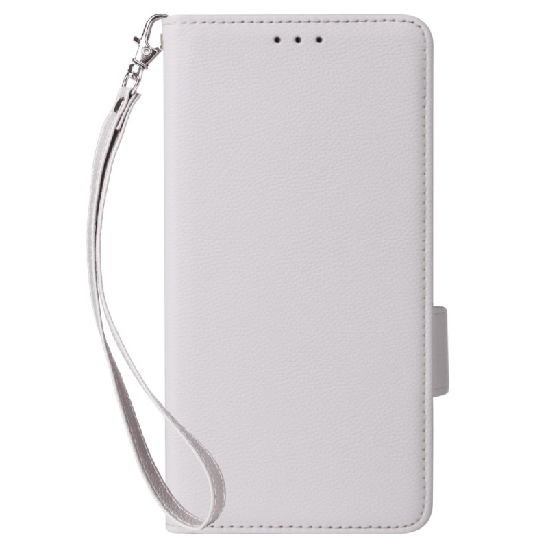 Sony Xperia 10 VI Case Lychee Texture Double Clasp and Strap