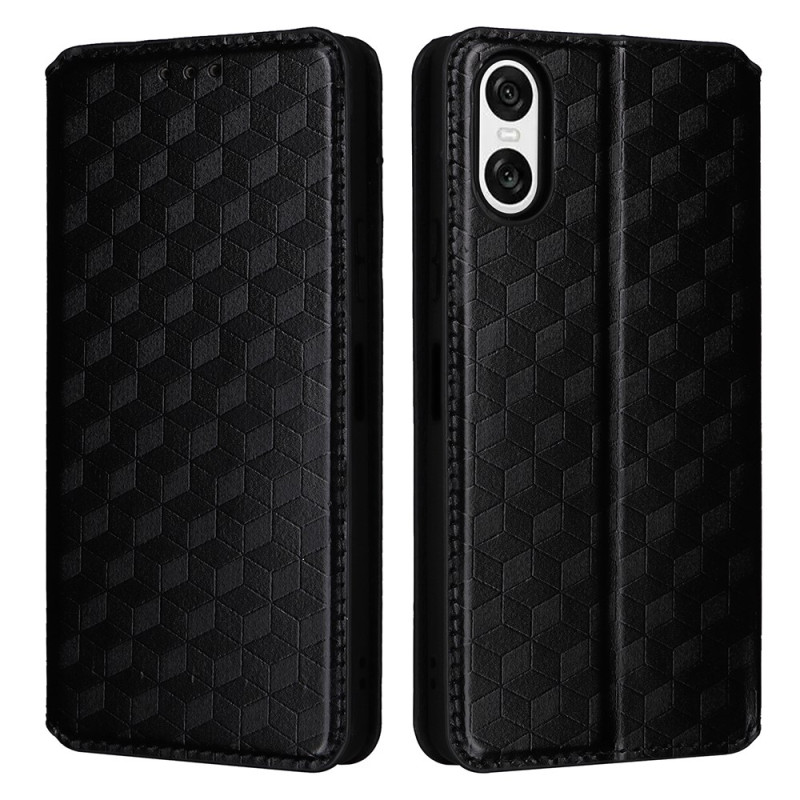 Flip Cover Sony Xperia 10 VI 3D Losanges