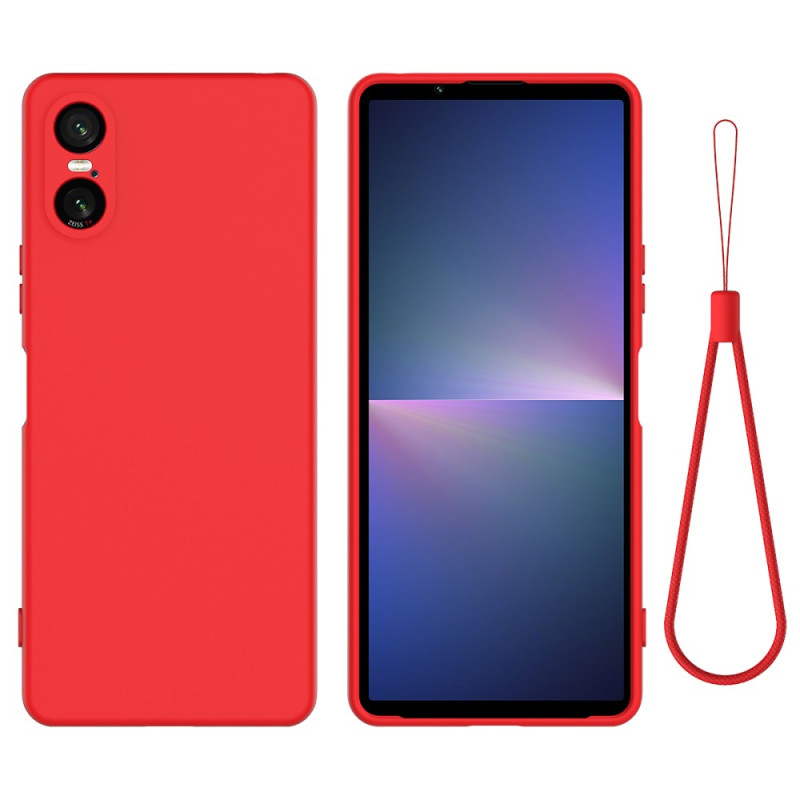 Xperia 10 VI Liquid Silicone Lanyard Case