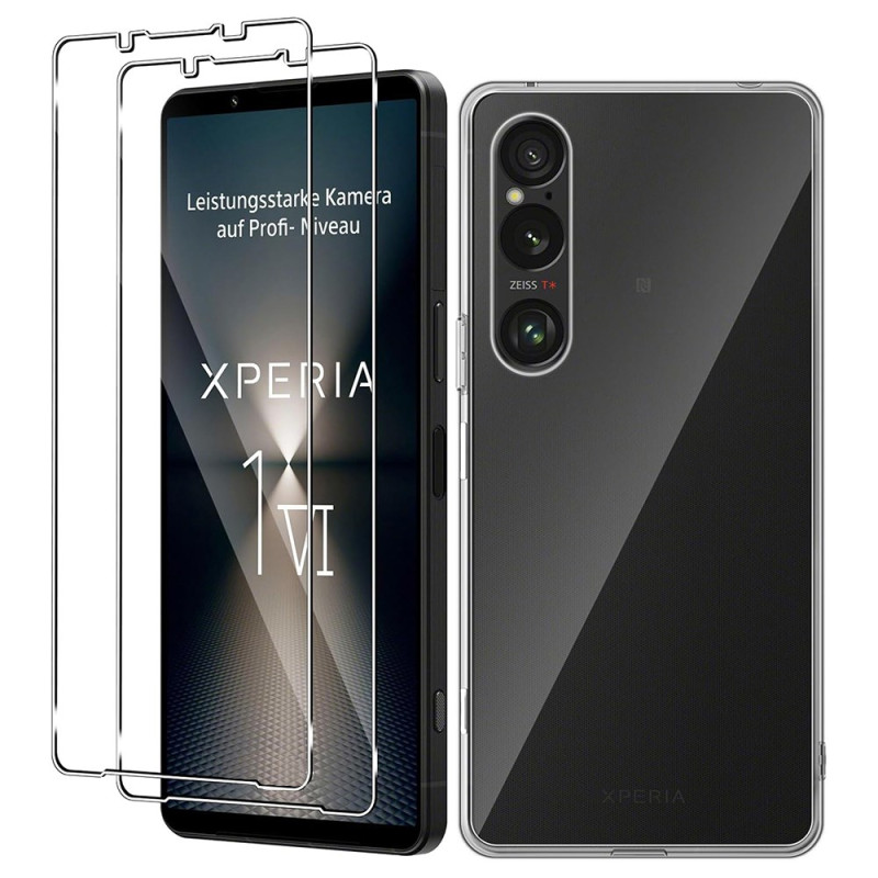 Sony Xperia 1 VI 2 Tempered Glass Case