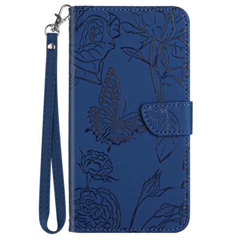 Sony Xperia 1 VI Strap Butterfly Print Case