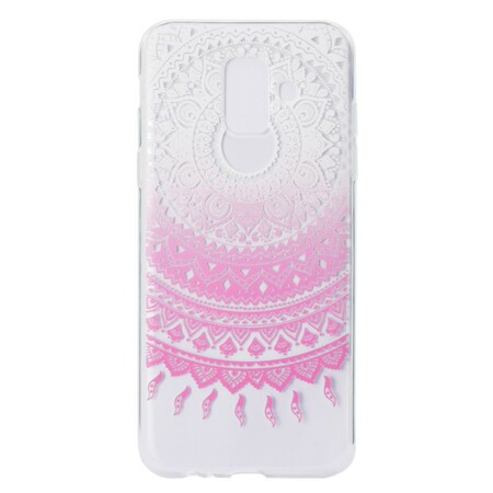 Samsung Galaxy A6 Clear Case Mandala Colorful