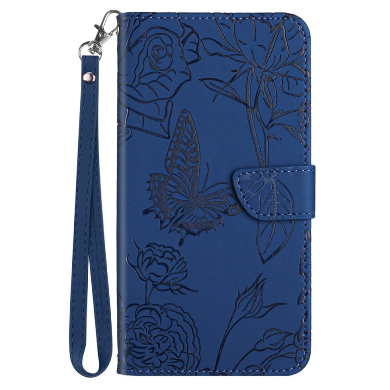 Honor 200 Pro Lanyard Butterfly Print Case