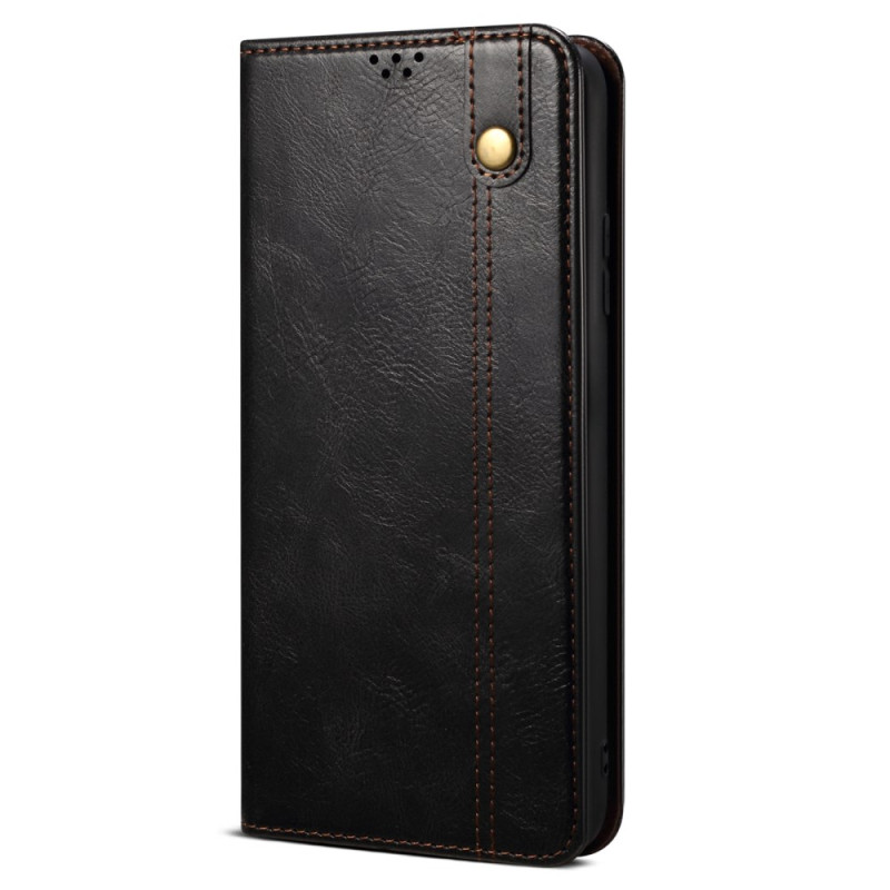 Flip Cover Huawei Pura 70 Faux Waxed Leather