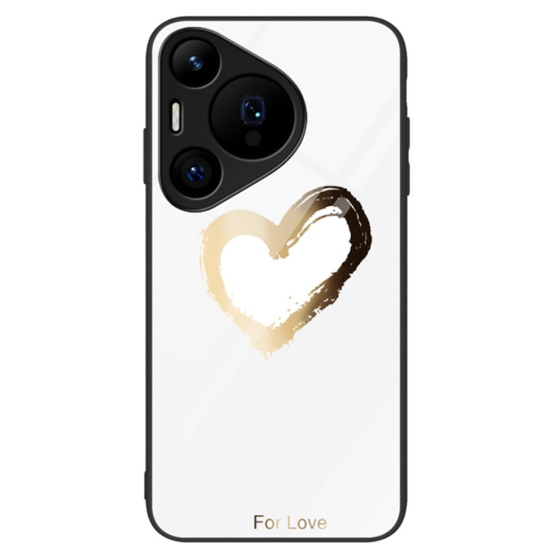 Huawei Pura 70 Pro Gold Heart Case