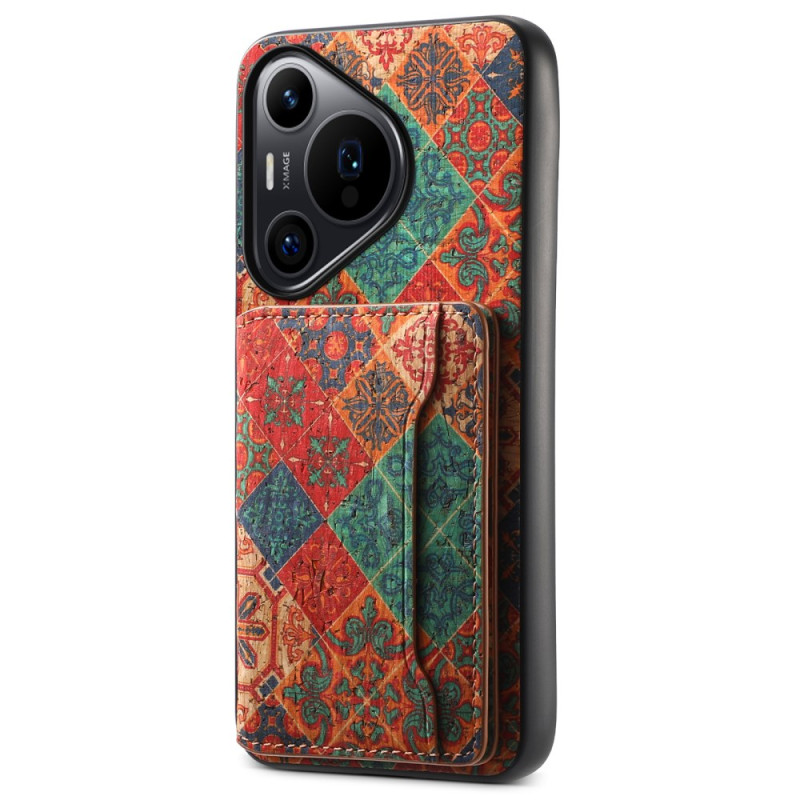 Huawei Pura 70 Pro Card Case Floral Design