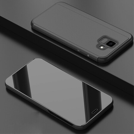 View Cover Samsung Galaxy A6 Miroir et Effet Cuir