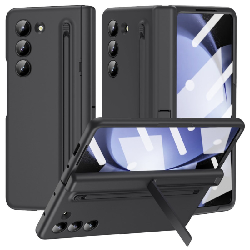 Samsung Galaxy Z Fold 6 Pen Holder and Tempered Glass Film Case