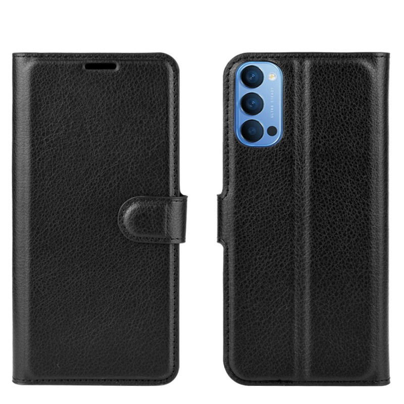 Oppo Reno 4 Faux Leather Case Lychee
