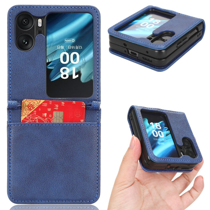 Oppo Find N2 Flip Simulated Leather Case and Card Case