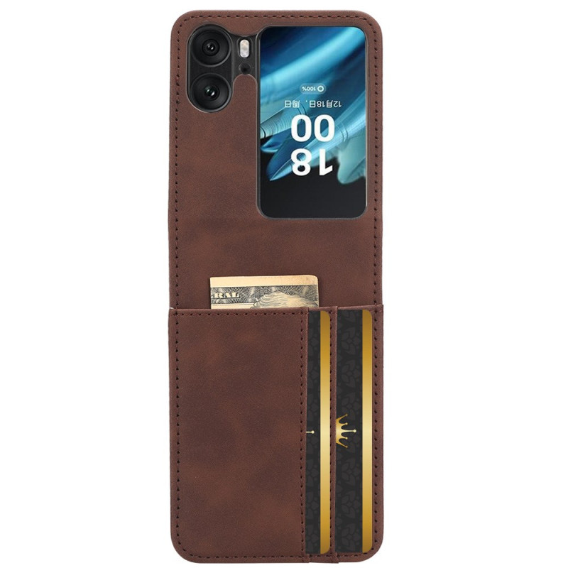 Case Oppo Find N2 Flip Suede Effect Card Case