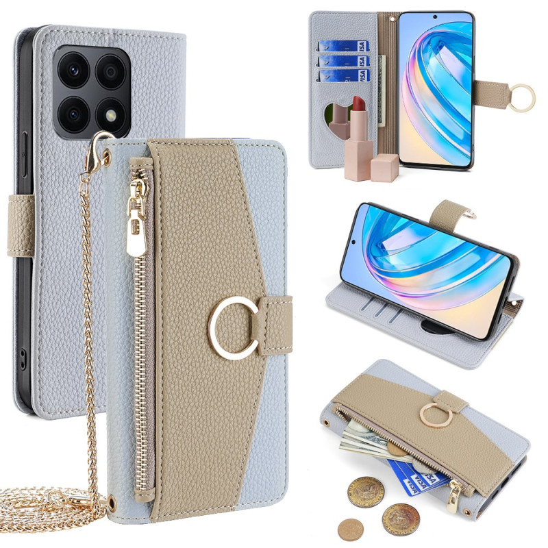 Honor X8a Wallet and Chain Case