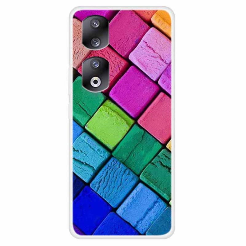 Honor 90 Pro Case Coloured Blocks