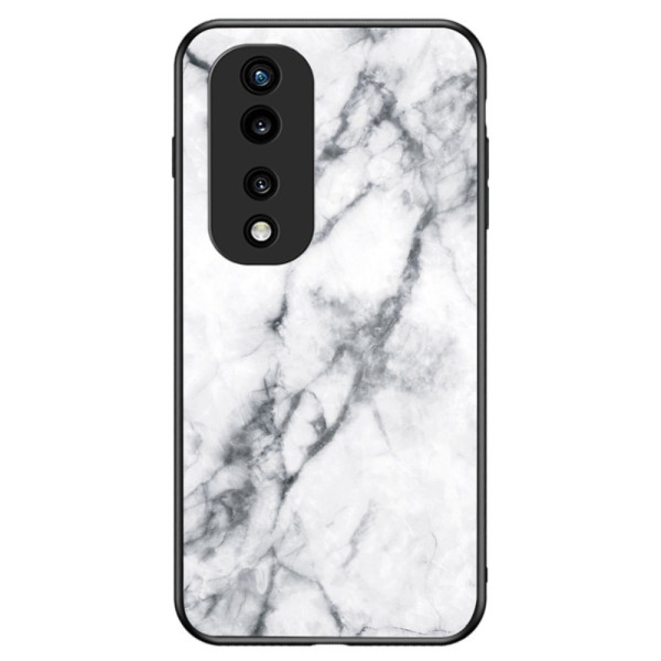 Honor 70 Pro Tempered Glass Case Marble pattern