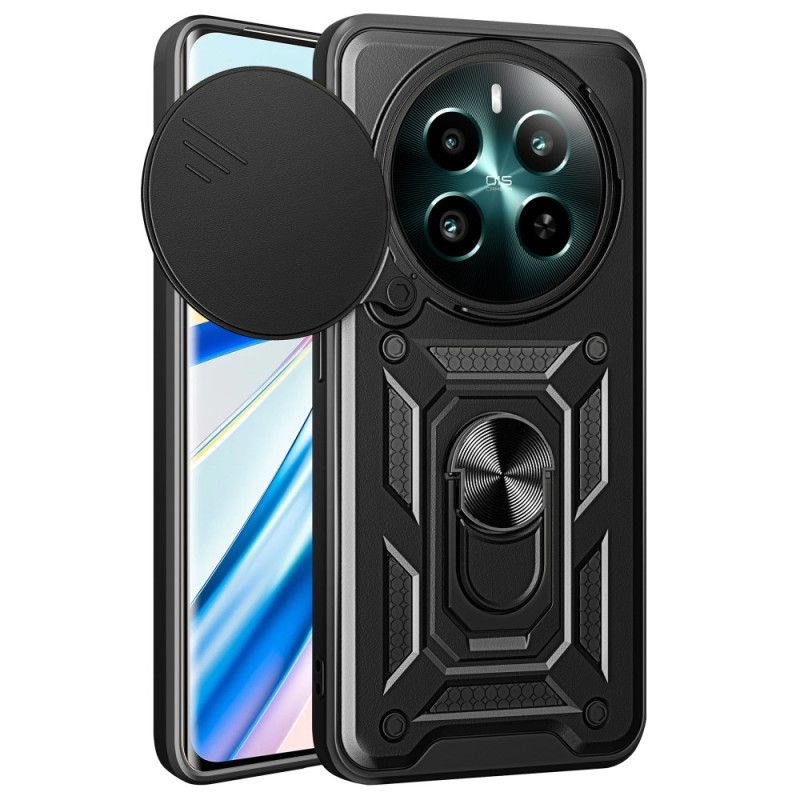 Realme 12 Plus 5G Case with Support and Sliding Lens Protector