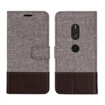 Sony Xperia XZ2 Muxma Fabric and Leather Effect Case