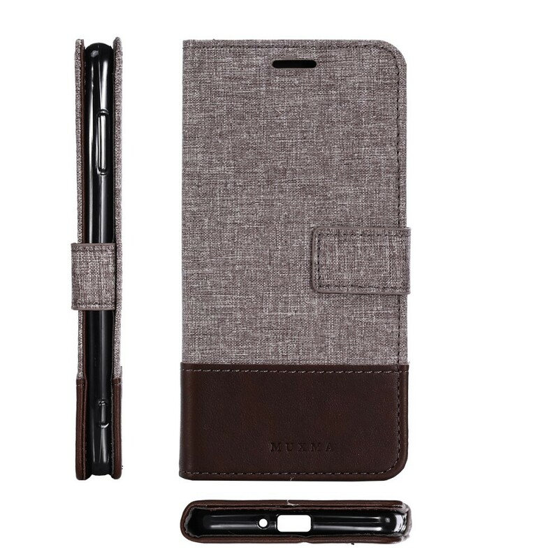 Sony Xperia XZ2 Muxma Fabric and Leather Effect Case